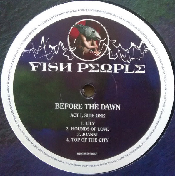 Image of Label Cover of 4xLP - M/M - KATE BUSH, THE KT FELLOWSHIP, Before The Dawn (Fish People; 0190295920166, UK 2016, Box Set, Booklet), Sealed, - 3126280E