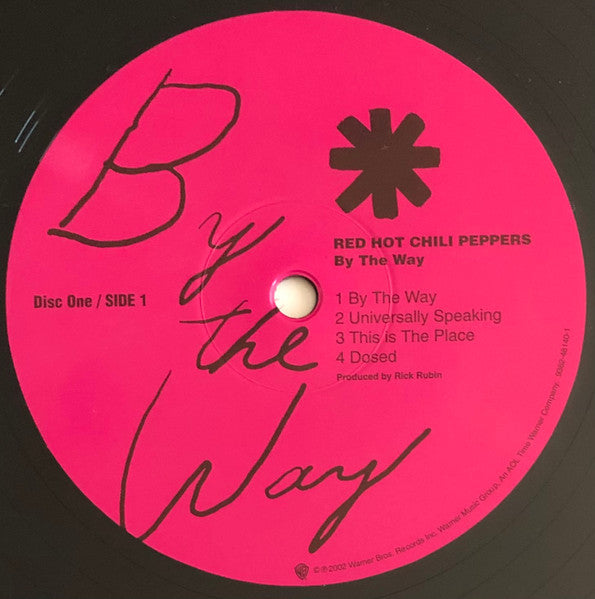 Image of Label Cover of 2xLP - VG+/VG - RED HOT CHILI PEPPERS, By The Way (Warner Bros; 9362 48140-1 , Europe 2000s Reissue, Insert, HL/HL), Strong VG. Hairlines. Light edge wear., - 3826022E