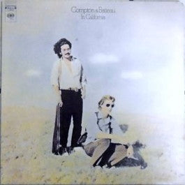Image of Front Cover of LP - VG/VG+ - COMPTON & BATTEAU, In California (Earth; EARTHLP021, UK 2017 Reissue, Textured Sleeve, Inner, With Obi), Small nick at sleeve opening, With Obi and promo press release sheet, Barcode penned out in promo fashion, - 3716180C