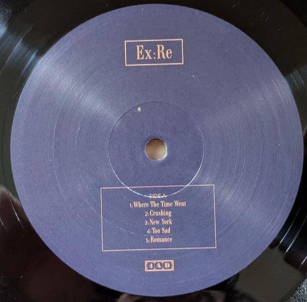 Image of Label Cover of LP - VG+/VG+ - EX:RE, Ex:Re (4AD; 4AD0132LP, Europe 2019, Gatefold, Black Inner, Black Vinyl), , - 3126054E