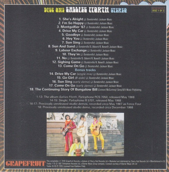 Image of Label Cover of 4635010E: 3xCD - RAINBOW FFOLLY, Spectromorphic Iridescence � The Complete Ffolly (Grapefruit Records; WCRSEGBOX052, UK 2019, Box Set, 3 Inners + Booklet) VG+/VG+