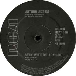Image of Back Cover of 12" - G+/G+ - ARTHUR ADAMS, You Got The Floor / Stay With Me Tonight (RCA; RCAT 146, UK 1981, Company Sleeve), Wear to company sleeve with ringwear and small tears. Evidence of previous price sticker. , - 1926174E