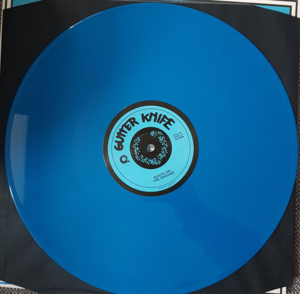Image of Label Cover of Mini LP - EX/EX - GUTTER KNIFE, Boots On The Ground (Quality Control HQ; QCHQ-054, UK 2019, Textured Sleeve, Insert, Blue Vinyl), , - 2526367E