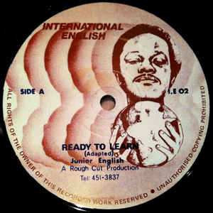 Image of Front Cover of 12" - /VG - JUNIOR ENGLISH, Ready To Learn / I Am Checking Out (International English; I.E 02, UK 1980s), Light marks only, - 4446207S