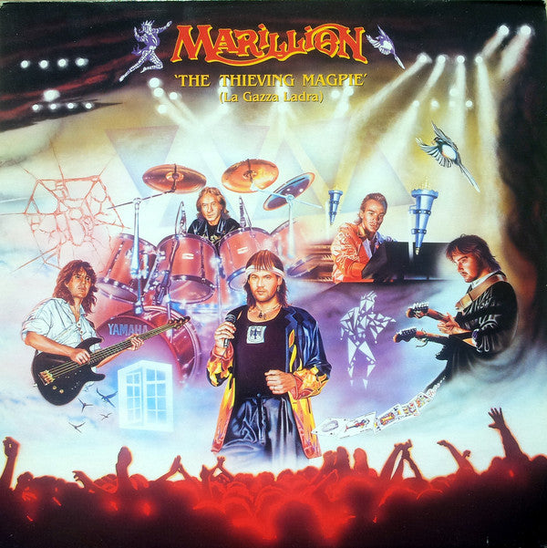 Image of Front Cover of 2xLP - G+/VG - MARILLION, The Thieving Magpie (La Gazza Ladra) (EMI; MARL 1, UK 1988, Gatefold, 2 Inners), Tapoe Damage to Bottom Seam, - 4326208E