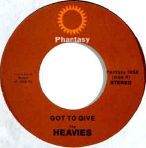 Image of Front Cover of 1325242E: 7" - THE HEAVIES (BRAND NEW HEAVIES), Got To Give (Phantasy; 1956, UK 1988, Plain Sleeve, Same track both sides.) Light marks. /VG