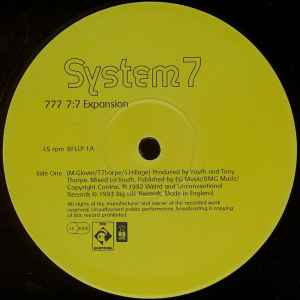 Image of Label Cover of 2xLP - VG/VG+ - SYSTEM 7, 777 (Weird And Unconventional Records; BFLLP1, UK 1993, Picture Sleeve), Edgewear to sleeve. Records in excellent condition., - 2046223S