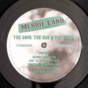 Image of Label Cover of LP - VG+/VG+ - THE GOOD, THE BAD & THE QUEEN, Merrie Land (Studio 13; STUDIO13LP001, Europe 2018, Inner, Black Vinyl.), , - 4126413E