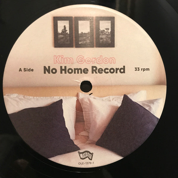 Image of Label Cover of LP - VG+/EX - KIM GORDON, No Home Record (Matador; OLE-1379-1, Europe 2019, Inner), , - 3026090E
