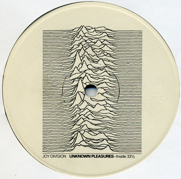 Image of Label Cover of LP - VG/VG+ - JOY DIVISION, Unknown Pleasures (Factory; FACT 10, UK 1979, Textured Garrod and Lofthouse Sleeve, Inner With Curved Corners, Opaque Vinyl, Porky Runouts), Ringwear, staining on inner. , - 3326223E