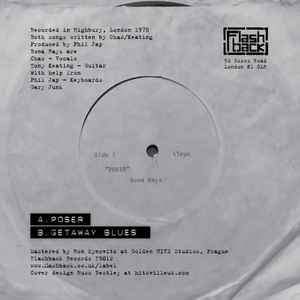 Image of Label Cover of 4314373C: 7" - BONA RAYS, Poser / Getaway Blues (Flashback Records; FB012, UK 2020, Blue Text Flipback Sleeve With Stickered Poly Outer, Insert, Numbered, Limited Edition Of 200) NEW/NEW
