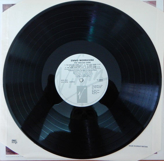 Image of Label Cover of LP - VG/VG+ - ENNIO MORRICONE, The Endless Game (Virgin; V 2602, UK 1989), , - 4246121S