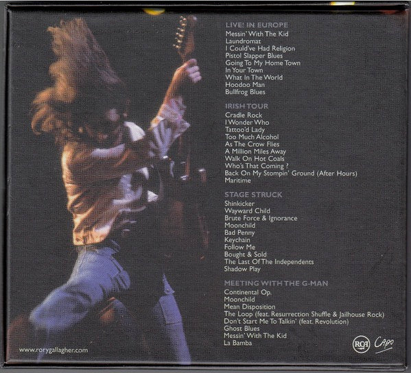 Image of Back Cover of 4xCD - VG+/VG+ - RORY GALLAGHER, "Let's Go To Work" (Capo; CAPO 702, Europe 2001, Box Set, 2 Prints), , - 3736067E