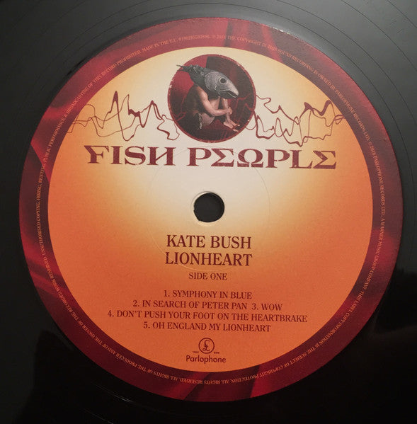 Image of Label Cover of LP - VG+/VG+ - KATE BUSH, Lionheart (Parlophone; 0190295593896, Europe 2018 Reissue, Gatefold Embossed), , - 2826264E
