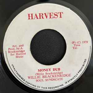 Image of Back Cover of 0925264E: 7" - WILLIE BRACKENRIDGE / SOUL SYNDICATE, Blood Money (Harvest; , Jamaica 1979, Plain Sleeve) Marks on vinyl. Light background clicks throughout. /G+
