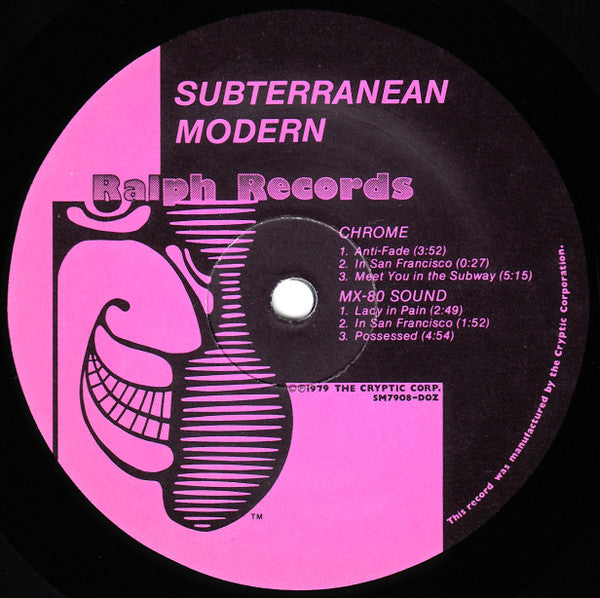 Image of Label Cover of LP - VG/VG+ - VARIOUS, Subterranean Modern (Ralph Records; SM7908, US 1979, Inner, The Residents, Chrome, Tuxedomoon, and MX-80 Sound), , - 4026288E
