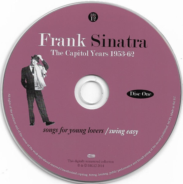 Image of Label Cover of 12xCD - M/M - FRANK SINATRA, The Capitol Years 1953-62 (Proper Records (2); BT12001, UK 2014, Box Set, Booklet), SEALED, - 0816005C