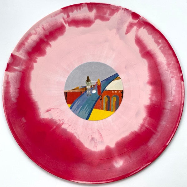 Image of Label Cover of LP - EX/VG+ - BASEMENT, Promise Everything (Run For Cover Records; RFC:143, UK 2016, Poster, Pink And White Splatter Vinyl), , - 4326079E