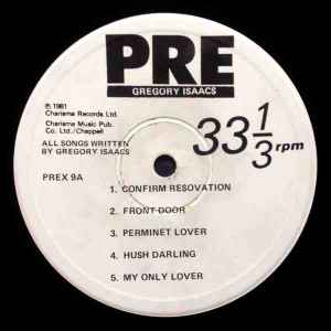 Image of Label Cover of LP - VG/VG - GREGORY ISAACS, More Gregory (Pre Records; PREX9, UK 1981, Insert), , - 2646163S