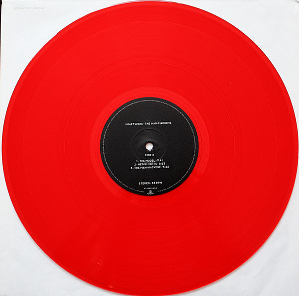 Image of Label Cover of LP - NEW/NEW - KRAFTWERK, The Man-Machine (Kling Klang; 50999 9 66022 1 8,, Europe 2020 Reissue, Inner & Booklet, Red Vinyl), , - 1316731C