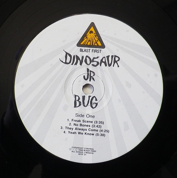 Image of Label Cover of LP - VG/VG - DINOSAUR JR., Bug (Blast First; BFFP31, UK 1988 Reissue), Light marks, edge wear, - 3946012S