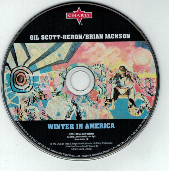 Image of Label Cover of CD - VG+/VG+ - GIL SCOTT-HERON / BRIAN JACKSON, Winter In America (Charly Records; SNAF833CD, UK 2010 Reissue, Super Jewel Case in Outer Card Sleeve), , - 4316092C