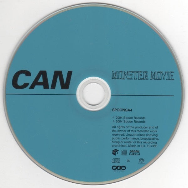 Image of Label Cover of CD - VG+/VG+ - CAN, Monster Movie (Spoon Records; SPOONSA4,, UK & Europe 2004 Reissue, Super Jewel case, SACD, Hybrid, Remastered), , - 3316580C