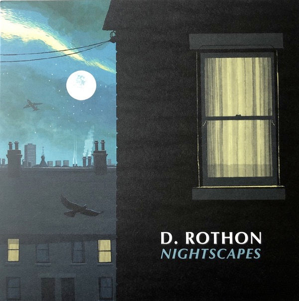 Image of Front Cover of LP - VG+/VG+ - D. ROTHON, Nightscapes (Clay Pipe Music - Nightscapes label; pipe 019, UK 2018, Inner, Dusk Blue Vinyl, Limited edition of 300 / Download Code), Light storage marks on disc., - 1716739C