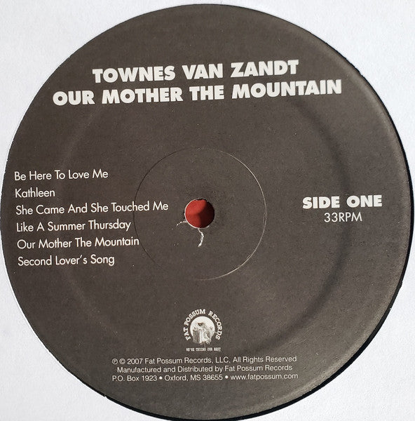 Image of Label Cover of LP - NEW/NEW - TOWNES VAN ZANDT, Our Mother The Mountain (Fat Possum Records; FP1090-1, US 2015 Reissue, Black Vinyl), , - 2916457C