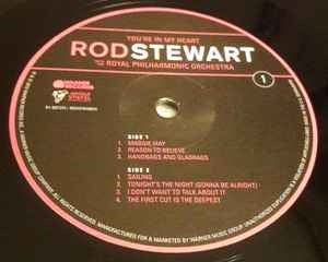 Image of Label Cover of 3845147S: 2xLP - ROD STEWART WITH THE ROYAL PHILHARMONIC ORCHESTRA, You're In My Heart (Warner Records; R1607333, Europe 2020, Gatefold) Opened Instore, Still In Stickered Shrinkwrap EX/EX