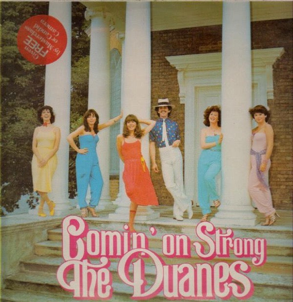 Image of Front Cover of LP - G+/VG - THE DUANES, Comin' On Strong (Owlsong Records; SRTX / 80 / CUS802, UK 1980), Light marks. Tearing & writing on sleeve., - 0646243S