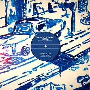 Image of Front Cover of 12" - VG+/VG+ - GOLDEN TEACHER, Raveinstigator / Divine (Sounds Of The Universe; SOTU 13, UK 2016, Hand Painted Sleeve, Limited to 300 copies EACH record comes in a completely unique hand painted sleeve by ambidextrous conga / ink maestro Oliver Pitt and master of Die loose Pinsel - David Roeder. Yes - each one is different!), A handful of light hairlines but plays fine, - 3026285E