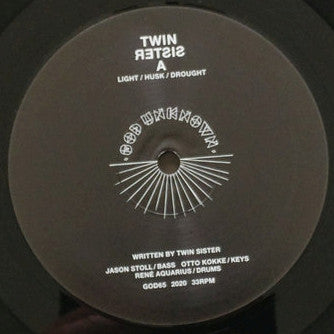 Image of Label Cover of LP - VG+/VG+ - TWIN SISTER, Twin Sister (God Unknown Records; GOD065, 2020, Black Inner, Limited Edition, 200 Copies. Members of Sex Swing & Mugstar.), Sleeve indents and creases., - 1246267S