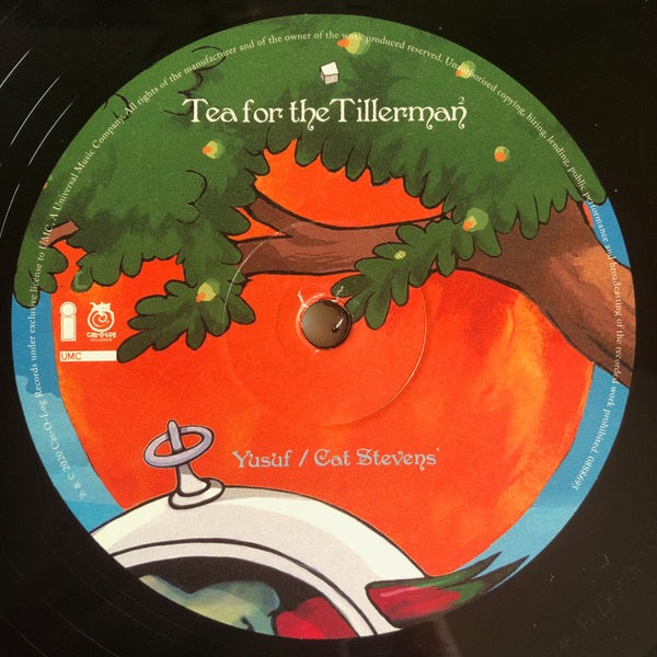 Image of Label Cover of LP - VG+/VG+ - CAT STEVENS/YUSUF ISLAM, Tea For The Tillerman (Island Records ; 0888695, Europe 2020, Embossed Gatefold Sleeve, Inner & Insert, 1/2 SPEED), , - 2916446C