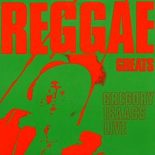Image of Front Cover of 0815382C: LP - GREGORY ISAACS, Reggae Greats: Gregory Isaacs Live (Mango; MLPS 9782, US 1984, Glossy Sleeve, Inner & Insert) EX copy. Rare inner and insert. VG+/VG+