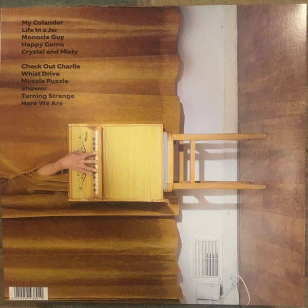 Image of Back Cover of LP - EX/EX - EUROS CHILDS, House Arrest (National Elf Records ; NE011LP, UK 2017, Insert), Opened Instore, Still In Stickered Shrinkwrap, - 1826257E