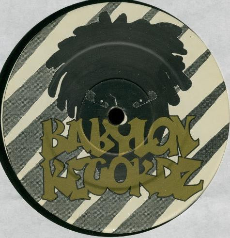 Image of Back Cover of 12" - /VG - BABYLON CRU, Press Up (Vip Mix) / Press Up (Dub Mix) (Babylon Records; BR 001, UK 1994, Plain Sleeve), Marks on either side of disc, - 3946344S