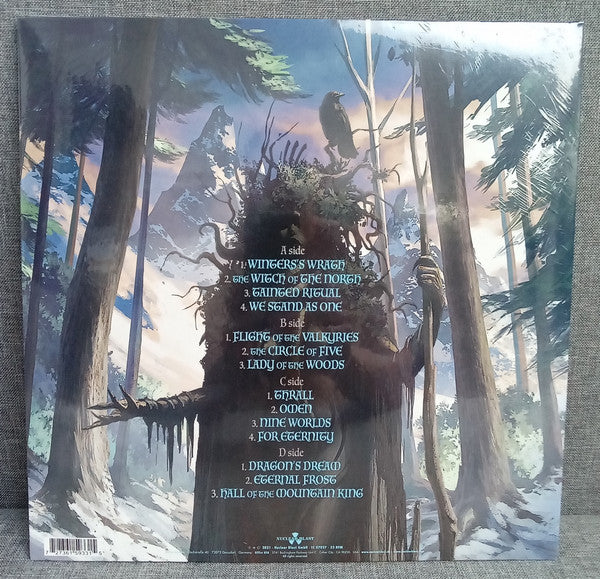 Image of Back Cover of 2xLP - VG+/EX - BURNING WITCHES, The Witch Of The North (Nuclear Blast ; 27361 59331, Europe 2021, Gatefold), Edge Wear, - 3326316E