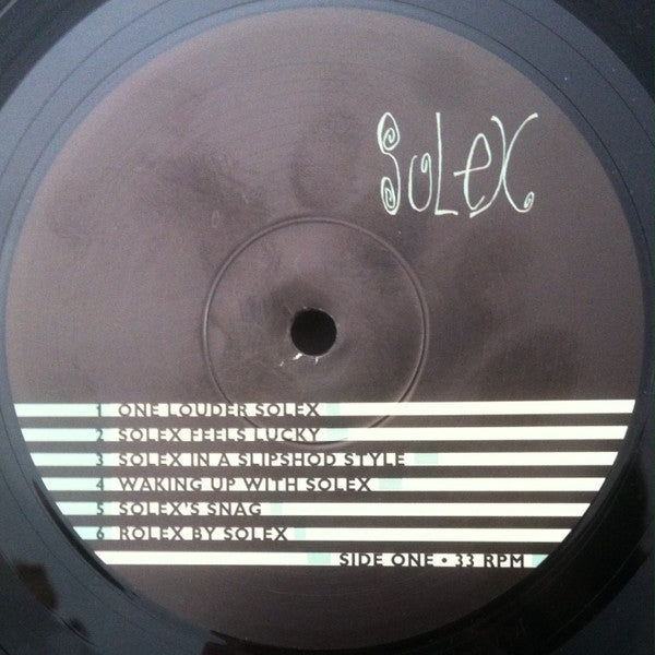 Image of Label Cover of LP - EX/VG+ - SOLEX, Solex Vs. The Hitmeister (Matador ; OLE 287-1, US 1998, Inner), Strong VG+, Still In Opened Shrinkwrap, - 2226228E