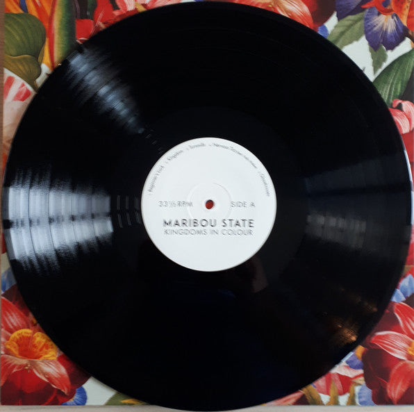 Image of Label Cover of LP - VG+/VG - MARIBOU STATE, Kingdoms In Colour (Counter Records ; COUNT156, Europe 2018, Inner, 180g), , - 4216655C