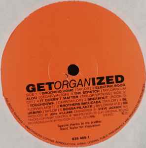 Image of Label Cover of LP - VG+/VG+ - THE JAMES TAYLOR QUARTET, Get Organized (Polydor ; 839 405-1, UK 1989), , - 2246214S