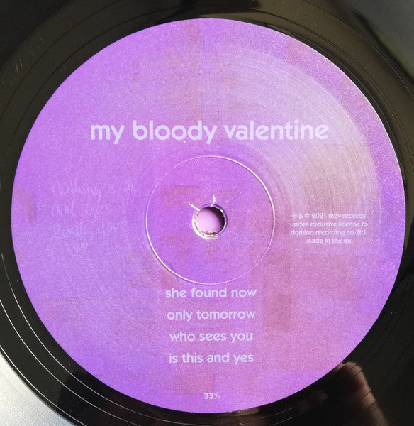 Image of Label Cover of LP - VG+/VG+ - MY BLOODY VALENTINE, m b v (Domino ; REWIGLP160X, 2021 Reissue, Gatefold tip-on jacket and board-mounted sleeve, Inner, 5 Prints, Deluxe Edition), , - 4346068S