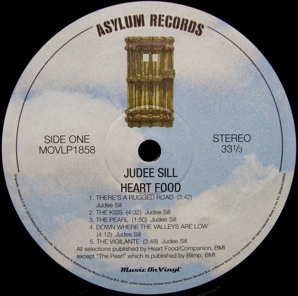 Image of Label Cover of LP - NEW/NEW - JUDEE SILL, Heart Food (Music On Vinyl ; MOVLP1858, Europe 2017 Reissue, Gatefold, Insert, 180 Gram Vinyl), , - 2916226C