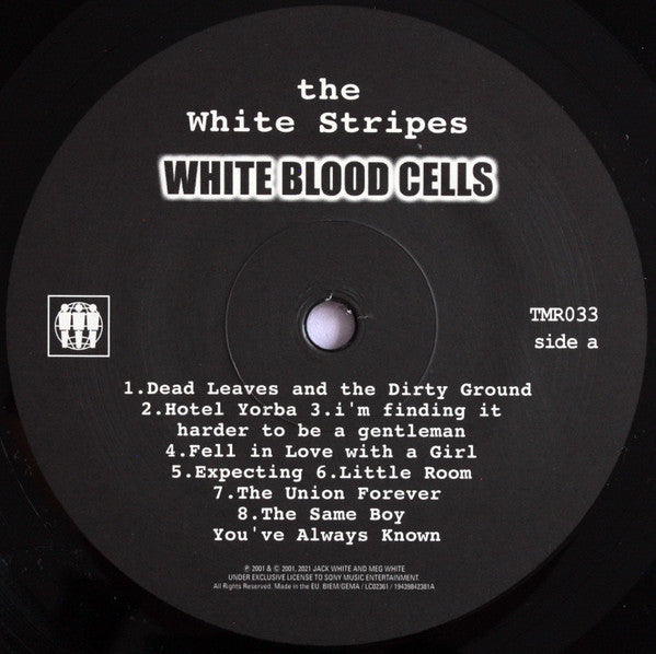 Image of Label Cover of 2535007E: LP - THE WHITE STRIPES, White Blood Cells (Sony Music ; 19439842381, Europe 2021) NEW/NEW