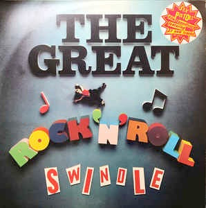 Image of Front Cover of 4825073E: 2xLP - SEX PISTOLS, The Great Rock 'N' Roll Swindle (Virgin; VD2510, UK 1979, Gatefold, Insert, Front And Rear Stickered Sleeve, Watcha Gonna Do About It? On Sleeve But Not Label Or Vinyl) Sticker Damage To Sleeve VG/VG+