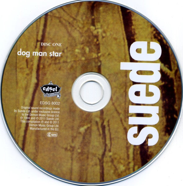 Image of Label Cover of 3xCD - VG+/VG+ - SUEDE, Dog Man Star (Edsel Records ; EDSG 8002, UK & Europe 2011 Reissue, Digipak, Booklet), , - 1736326E