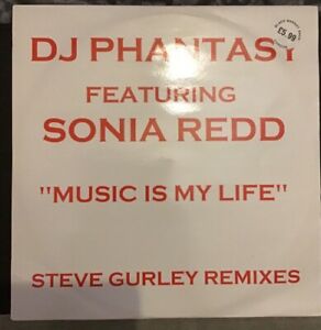 Image of Front Cover of 12" - VG+/G+ - DJ PHANTASY FEATURING SONIA REDD, Music Is My Life (Steve Gurley Remixes) (4 Liberty Records Ltd ; LIBT 12.032R, UK 1998, Picture Sleeve), Lots of light hairlines., - 3816026C