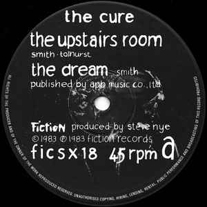 Image of Label Cover of 12" EP - G/VG - THE CURE, The Upstairs Room / The Dream / The Walk / Lament (Fiction Records; ficsx 18, UK 1983, Picture Sleeve), Hairlines & scuffs, edge & ring wear, seam splits, - 3546287S