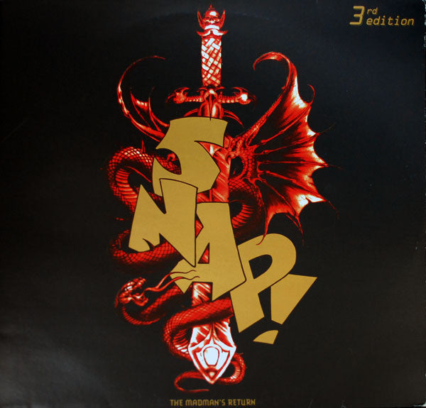Image of Front Cover of 4015490C: LP - SNAP!, The Madman's Return (3rd Edition) (Logic Records ; 74321 12851 1, Europe 1992, Inner) Edge wear and creases to sleeve. VG/VG+