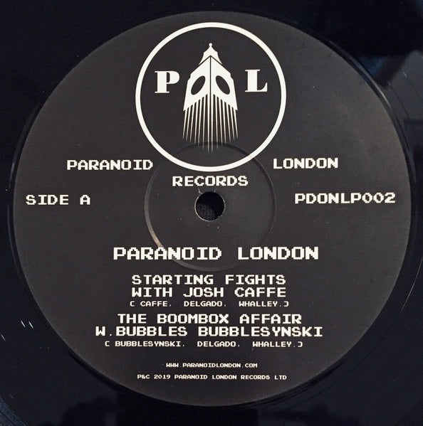 Image of Label Cover of 2xLP - NEW/NEW - PARANOID LONDON, PL (Paranoid London Records; PDONLP002, UK 2019), , From the ashes of a devastated vinyl industry 10 years ago Paranoid London Records and Paranoid London the band emerged and immediately began bucking the trend in falling vinyl sales. With zero promotion, no interviews, no photos and no downloads their line in stripped down, dirty, sleazy tracks made directly for dancers and DJs caught the imagination of a scene bored shitless of the way things were